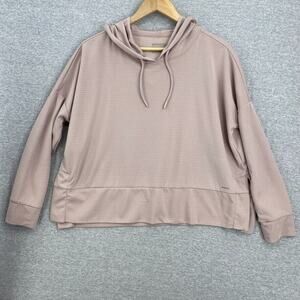 Mondetta Performance + Luxury Pullover Womens Small Blush Pink Activewear Hoodie